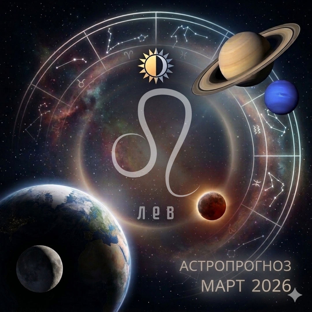 Гороскоп для Льва на Март 2026. Астролог Екатерина Юдина 