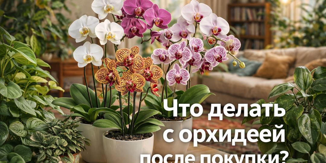 Вы купили цветущую орхидею. Что с ней делать дальше?