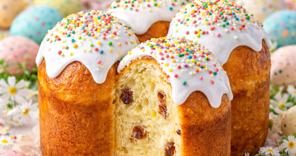 Ленивый кулич БЕЗ ЗАМЕСА: тесто просто перемешала ложкой и всё получилось!