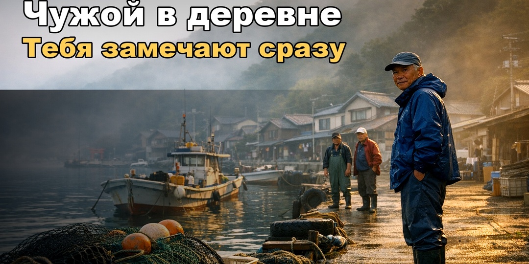 Рыбацкая Япония без открыток: деревня, где тебя считывают за секунду (и чему меня это научило)