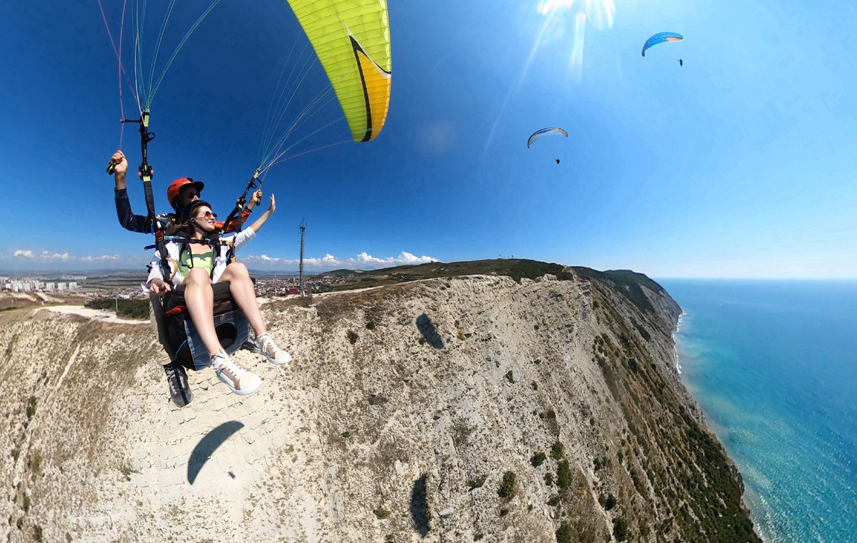 Полет на параплане в Анапе