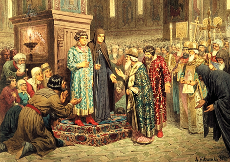 А. Д. Кившенко (1851-1895). Избрание Михаила Фёдоровича Романова на царство. 1613 г.