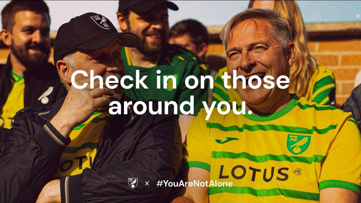 Видео футбольного клуба "Норвич" о депрессии