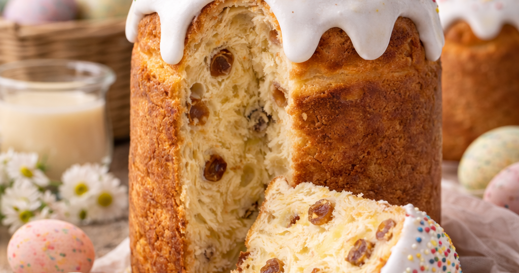 Кулич на сгущёнке: тесто смешала за 5 минут, а получился мягкий и ароматный