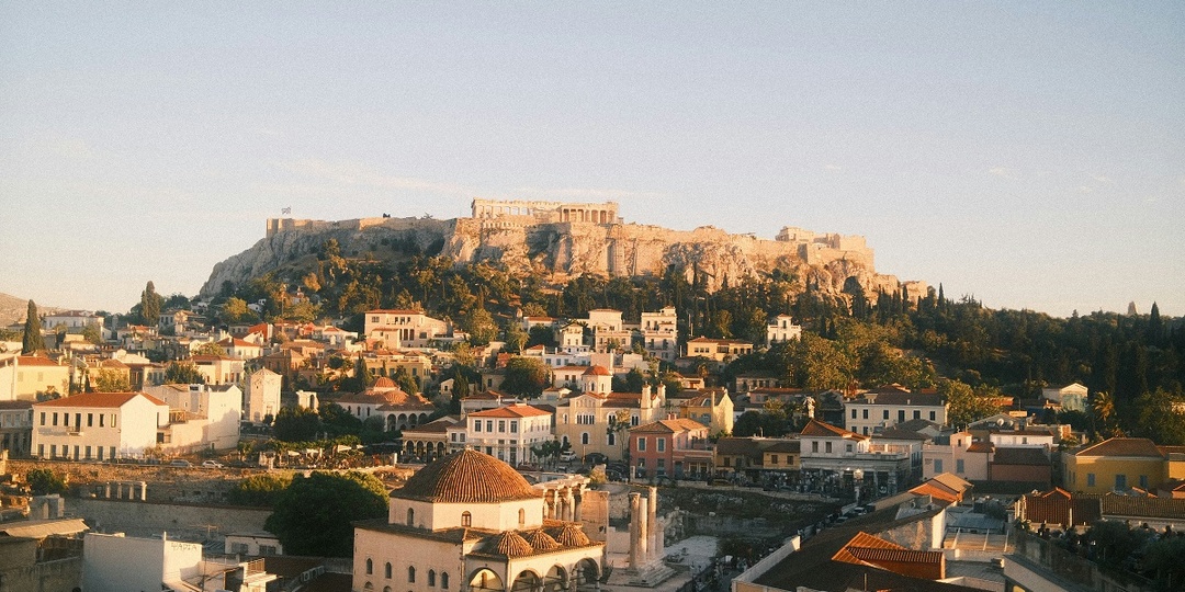 В центре Афин нашли древний мозаичный пол