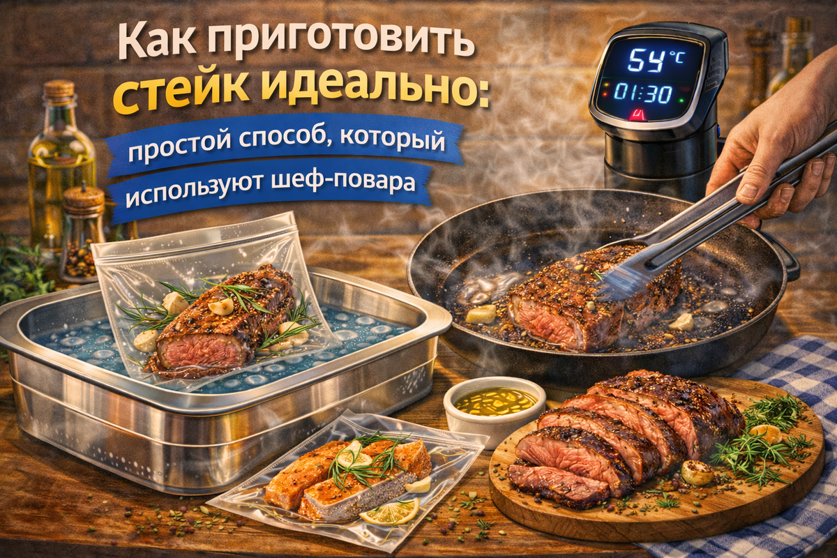 Как приготовить стейк идеально — простой способ, который используют шеф-повара