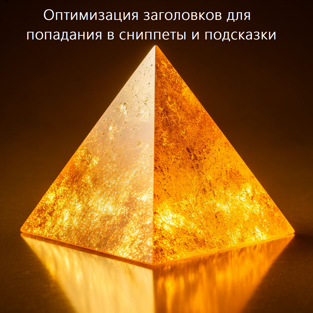 Оптимизация заголовков для попадания в сниппеты и подсказки поисковых систем