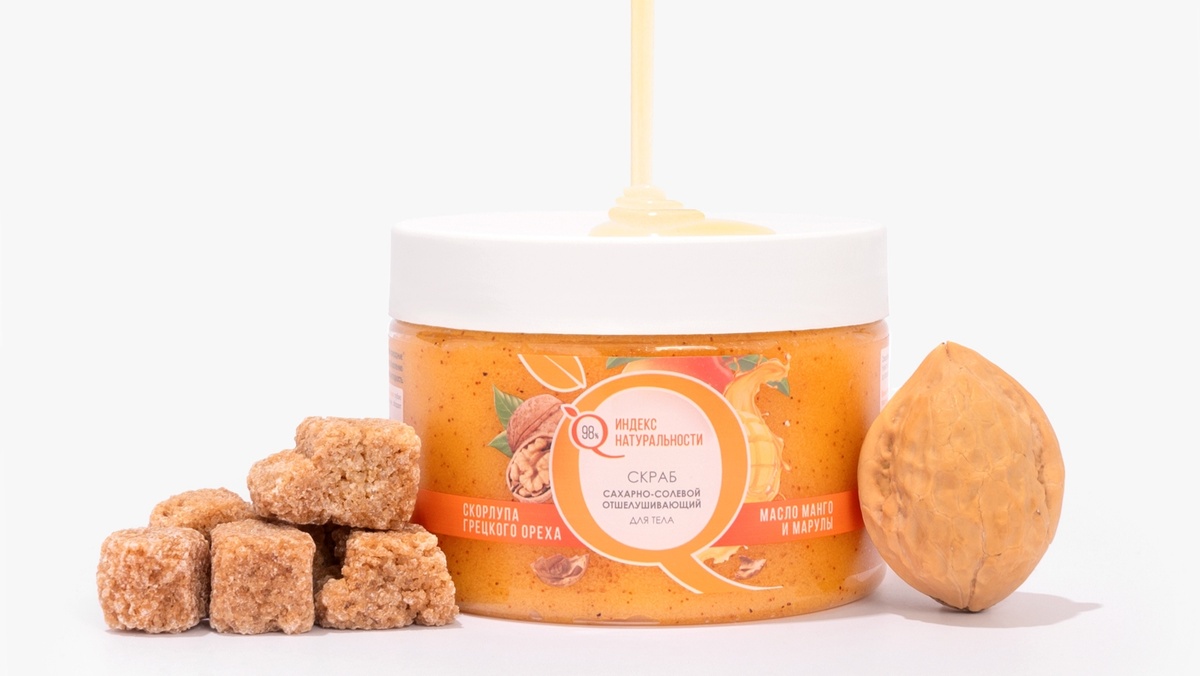 Скраб для тела Индекс натуральности с маслом Манго