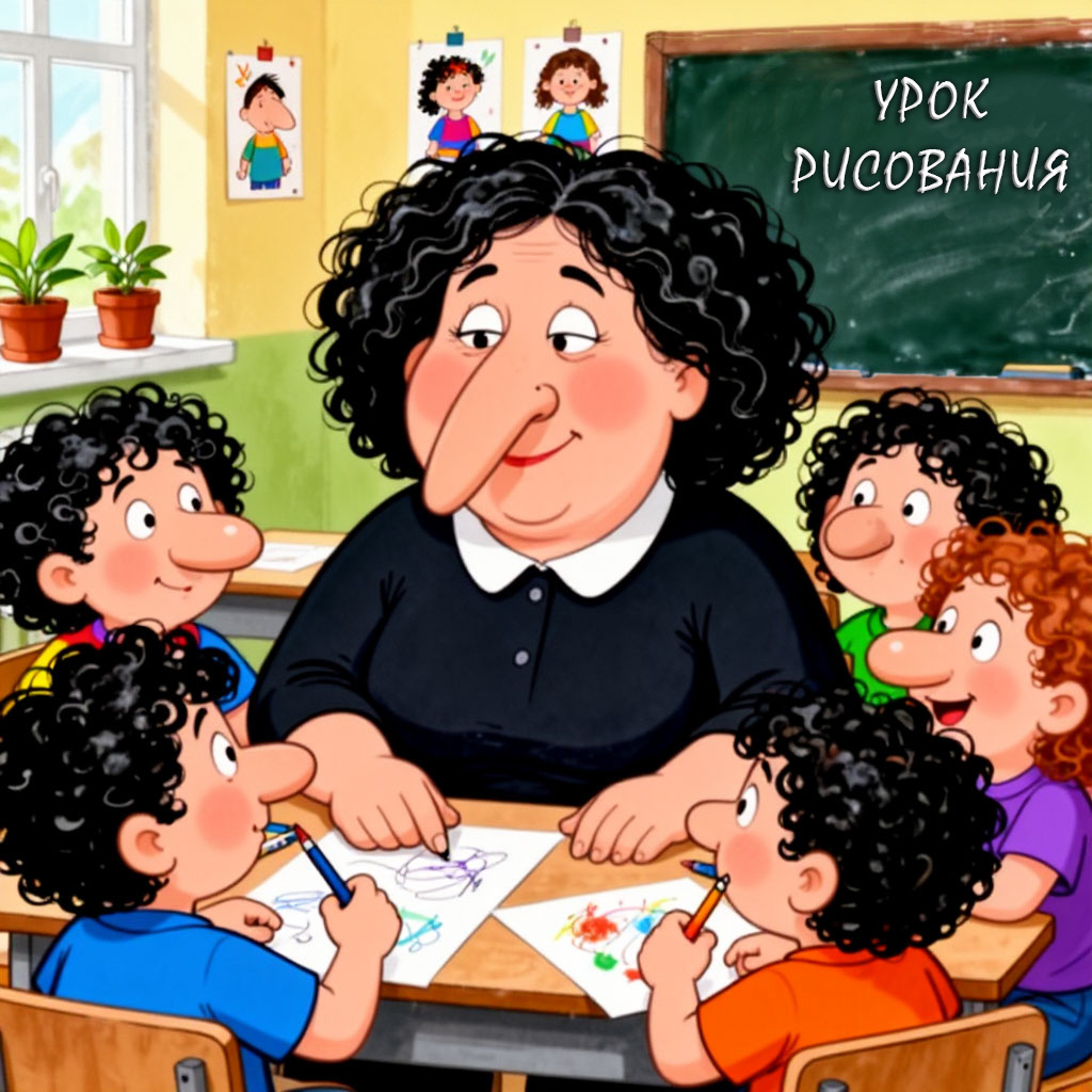 Урок рисования глазами ИИ