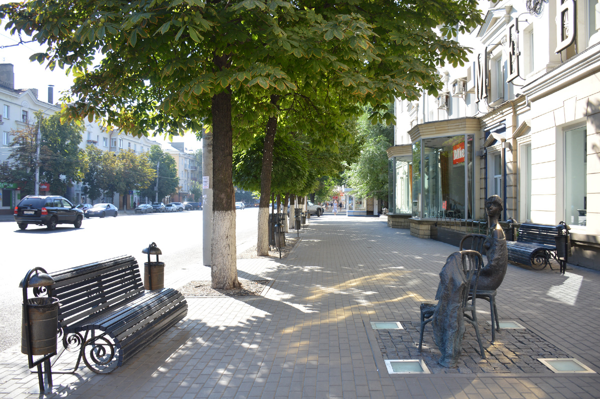 Здравствуй, Воронеж! Улица Плехановская и "Незнакомка". Все фотографии в статье мои