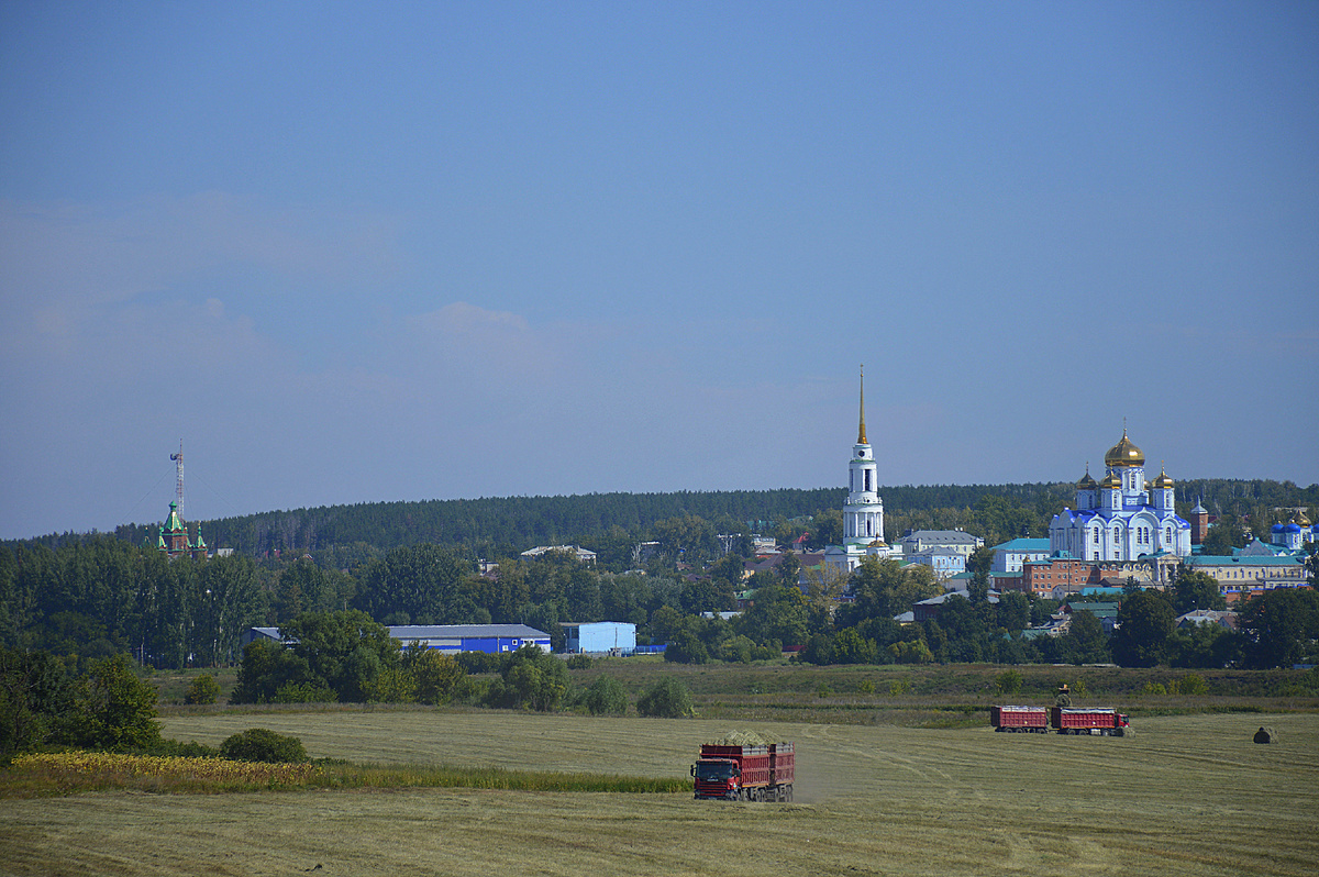 Город Задонск Липецкой области, с трассы М-4