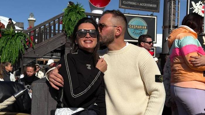 Ксения Бородина и Николай Сердюков. Обложка © Telegram / Ксения Бородина