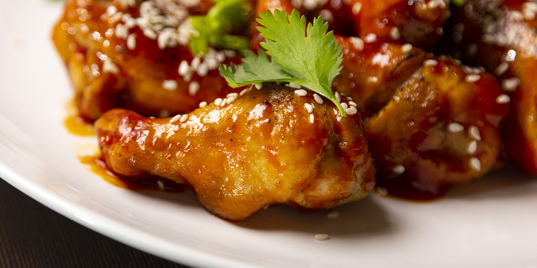 Куриные крылышки в кисло-сладком соусе