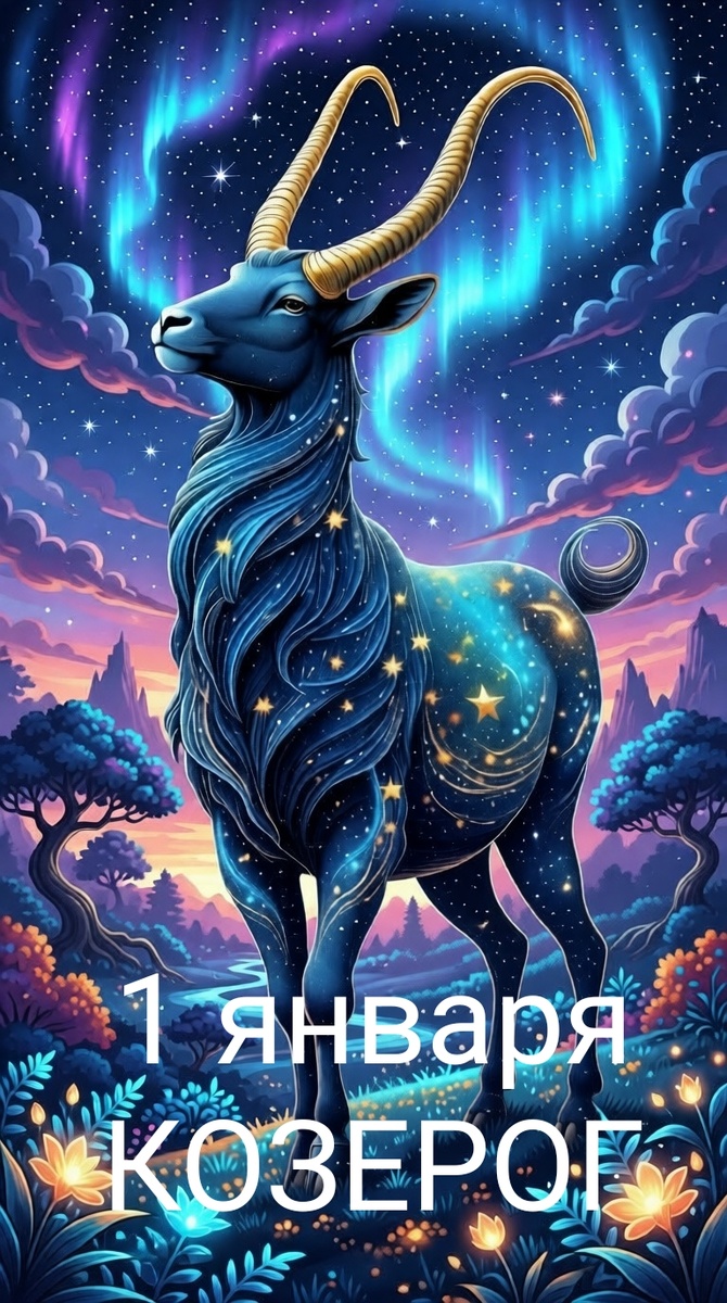 1 января козерог характер фото ИИ