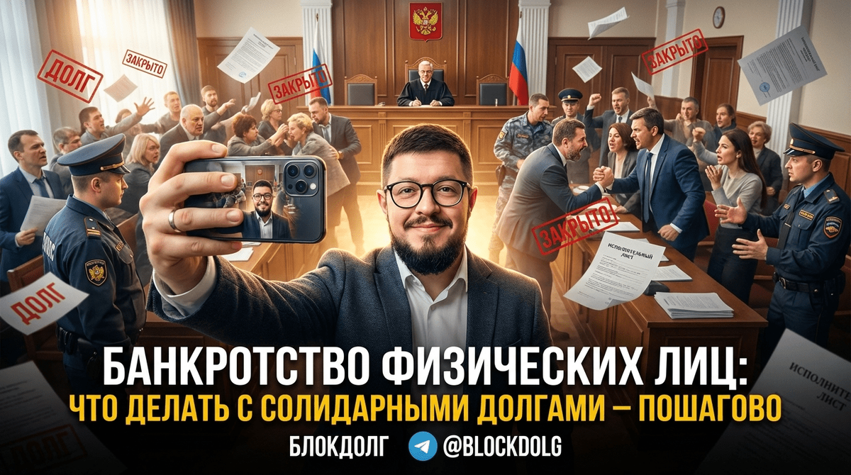    Пошаговое руководство по банкротству физических лиц и управлению солидарными долгами Максим
