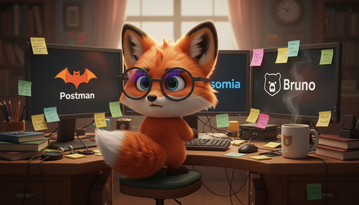2026 год. Postman просит денег, Insomnia манит GraphQL, Bruno обещает свободу. А ты просто хочешь протестировать API.