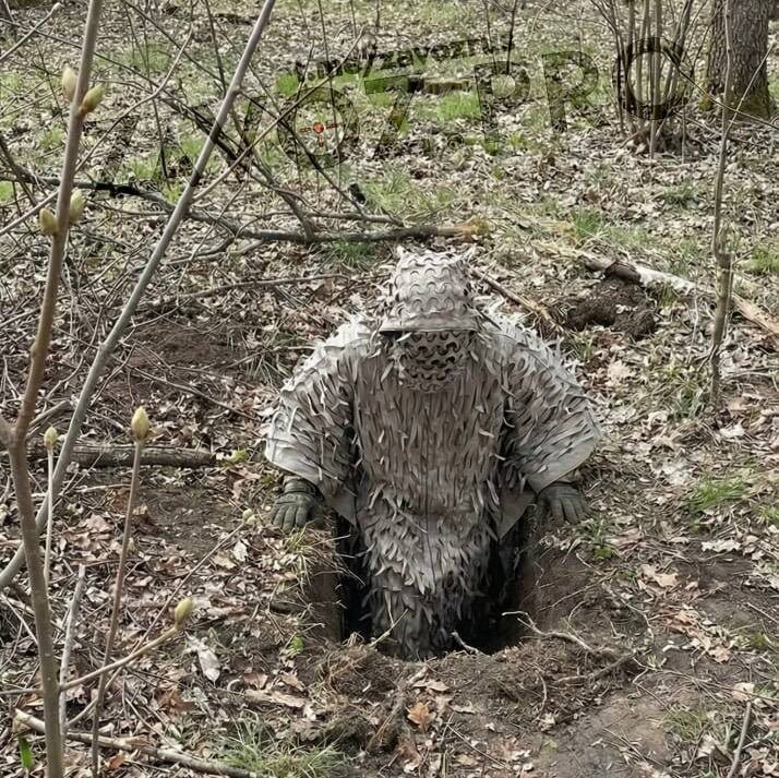 Вариант камуфляжа для весны производства ZaVOZ