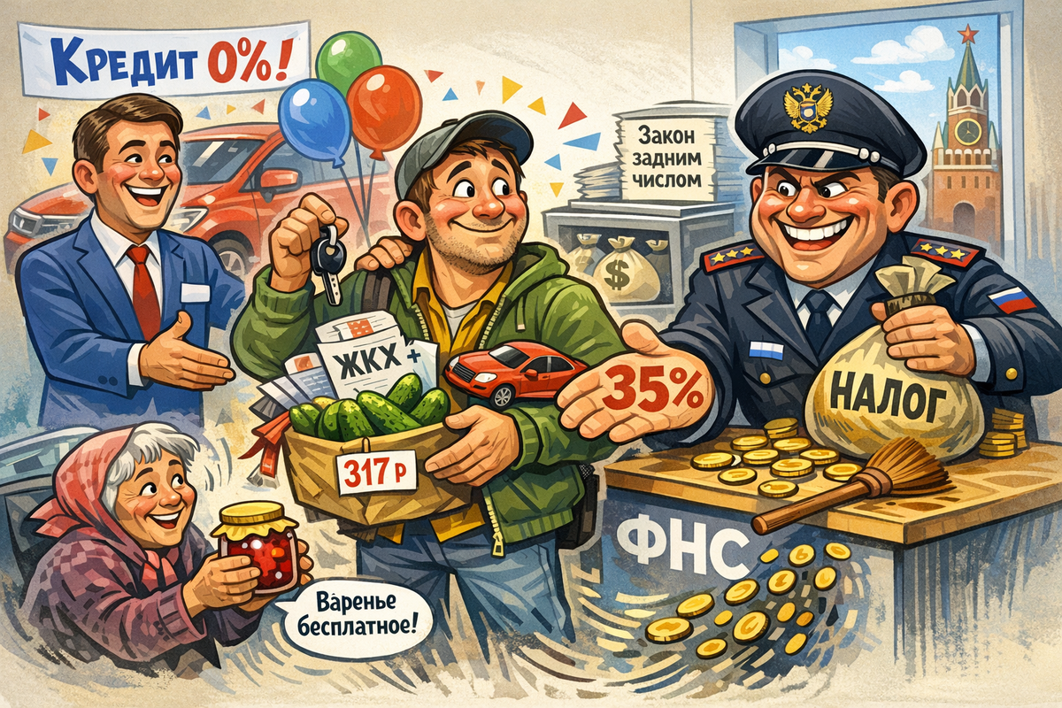 «Вы брали машину под 0%? У ФНС для вас сюрприз на 35%»
