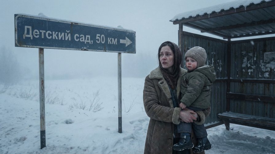 Садик за 50 км?