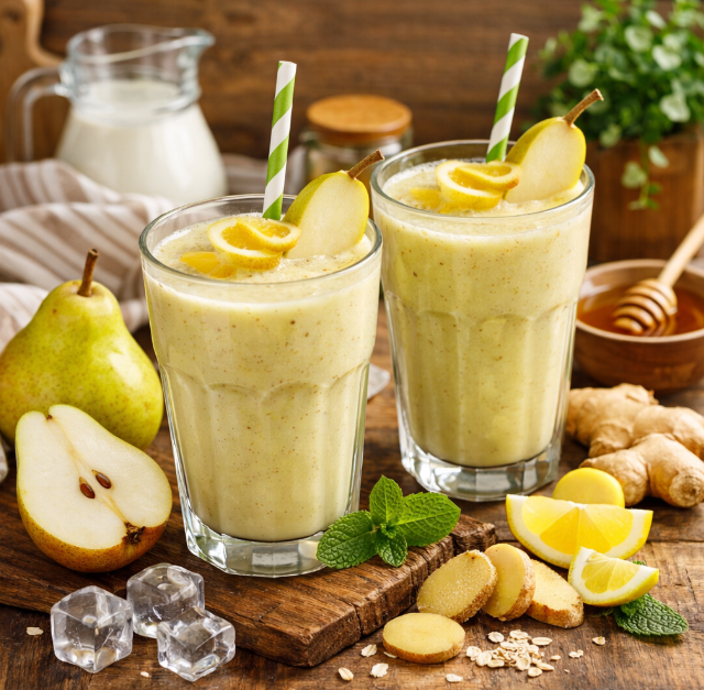Грушево-имбирный смузи рецепты от Дарики