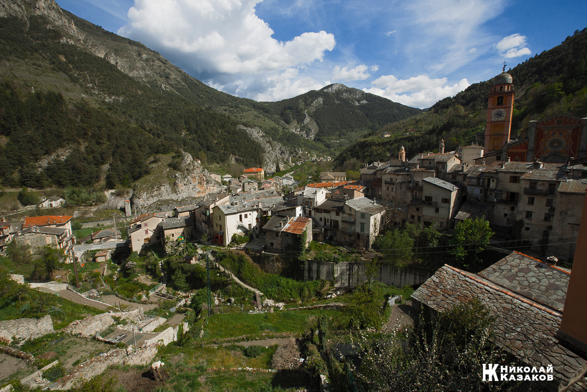 Франция. Старинный городок Тенде. Весна 2014 г.