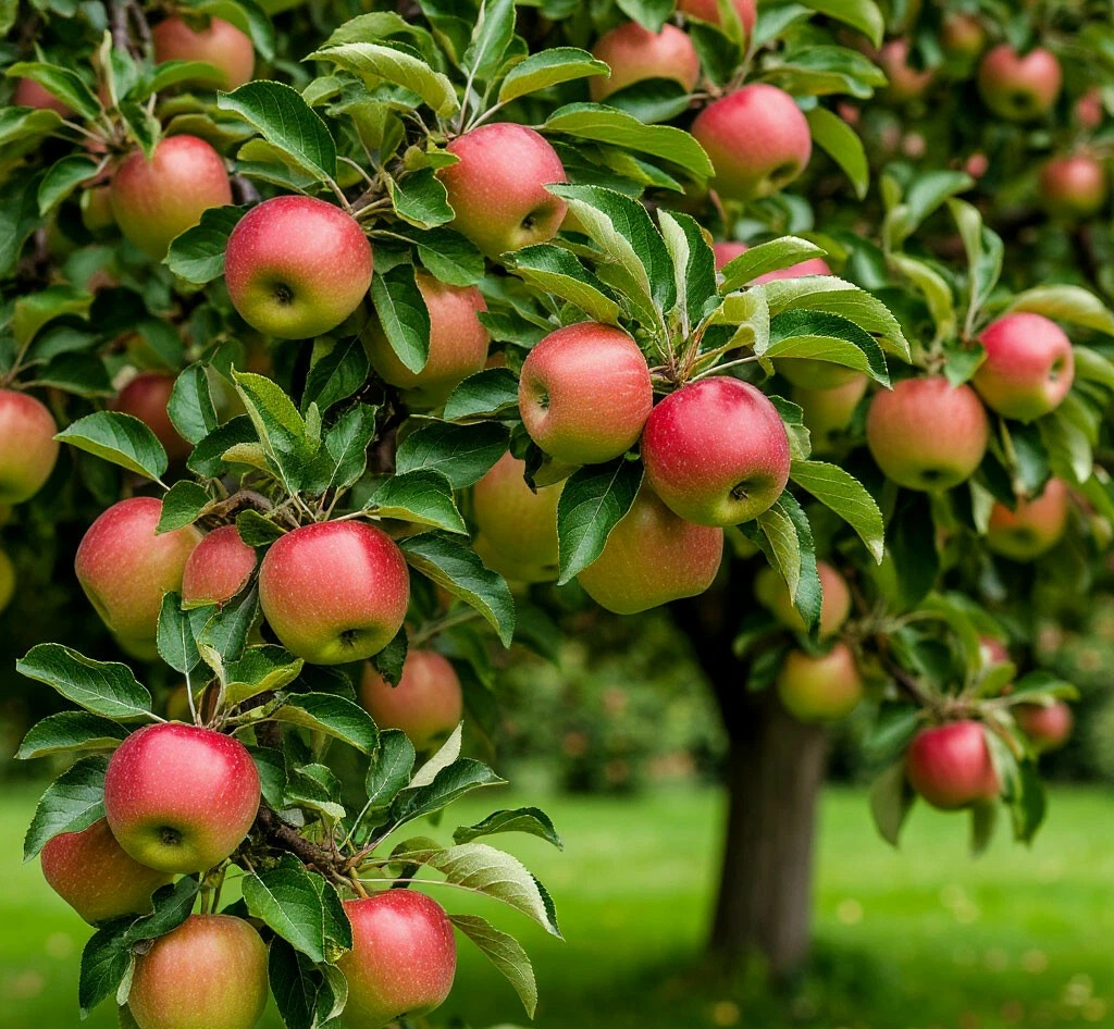 Яблоня после правильной обрезки и ухода