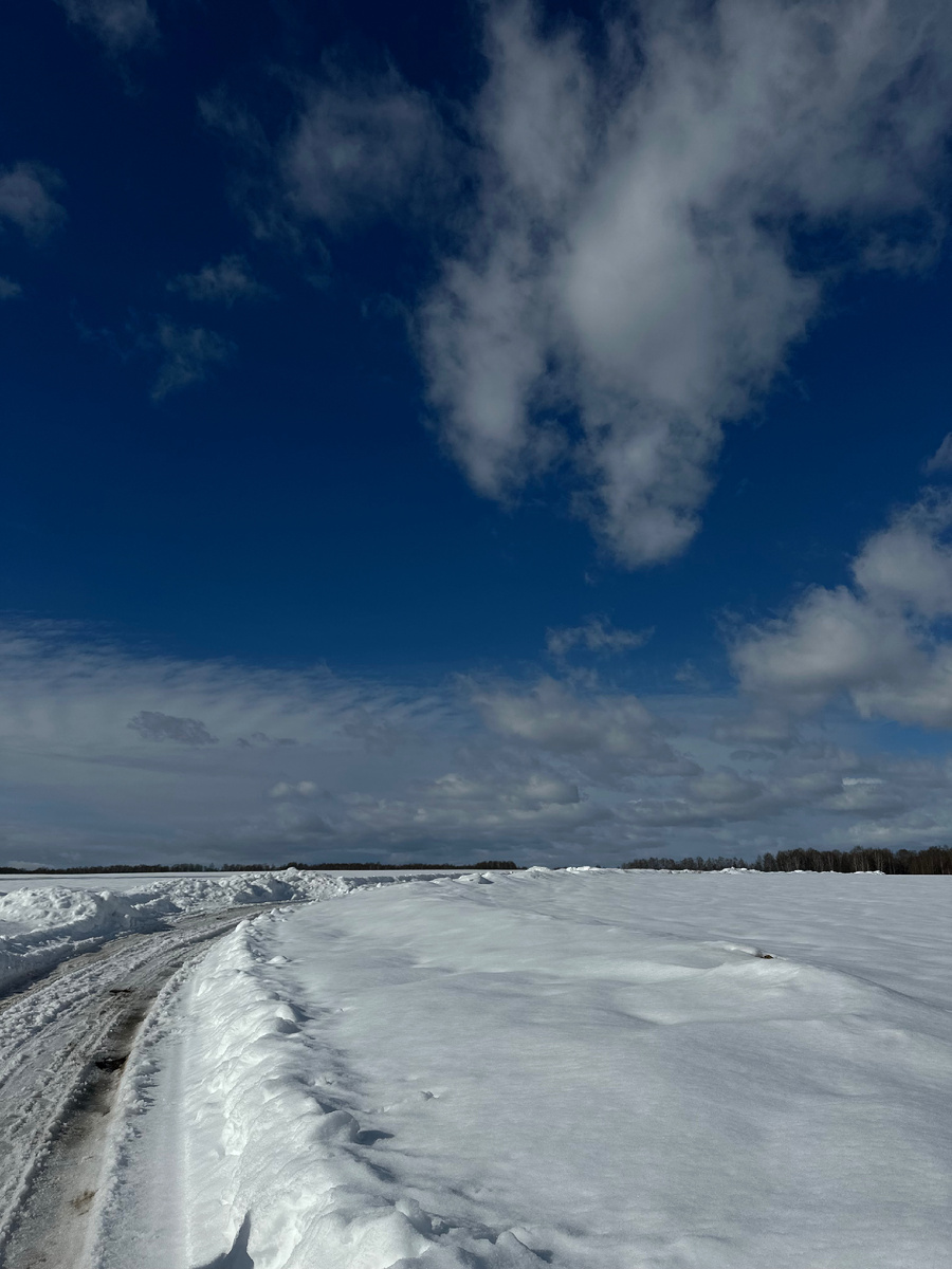 Дорога к нашему домику в деревне