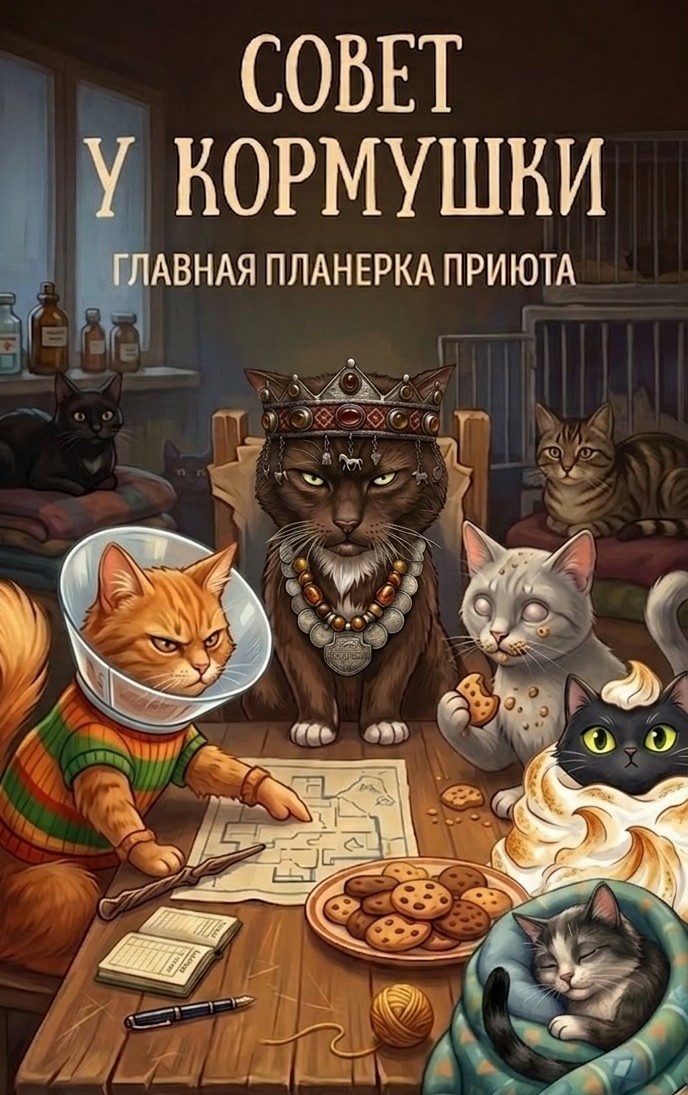 ТАЙНАЯ ВЕЧЕРЯ НА КУХНЕ: КОШКИ ВЗЯЛИ ВЛАСТЬ