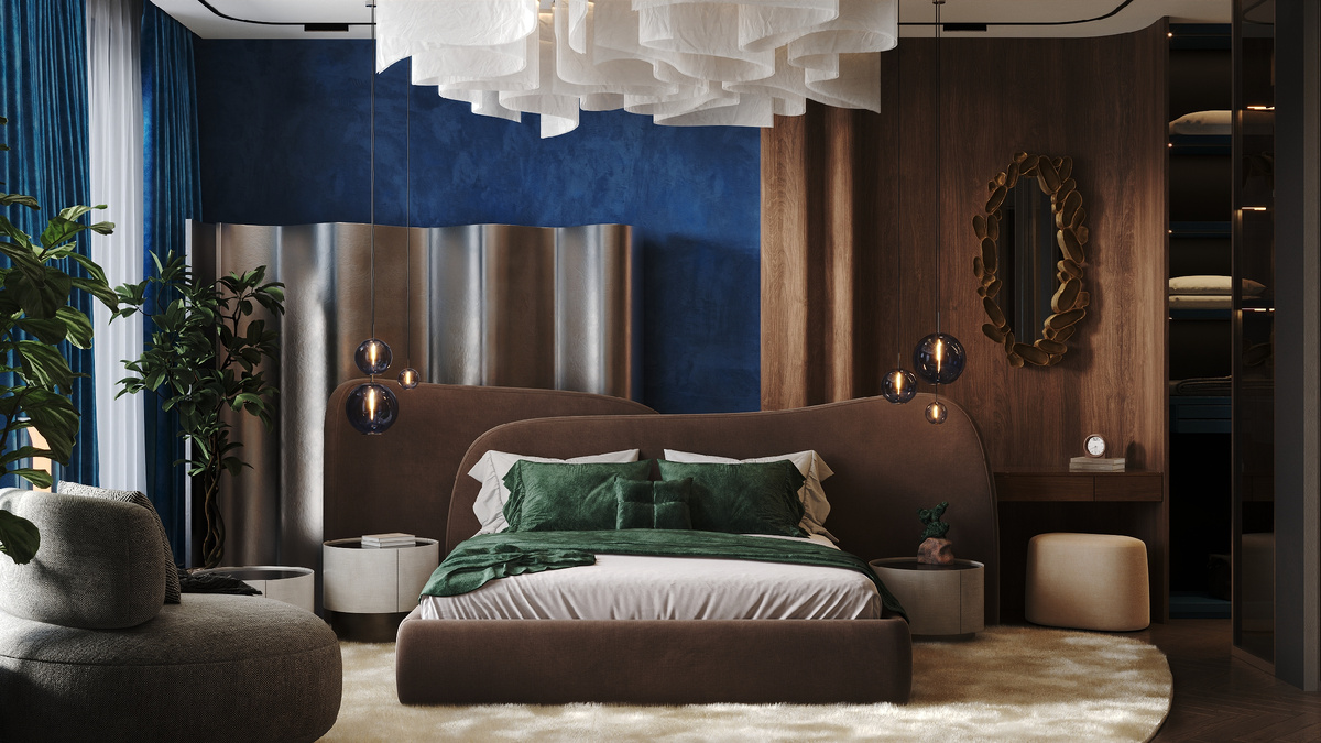 Дизайн-проект спальни, ЖК Садовые кварталы