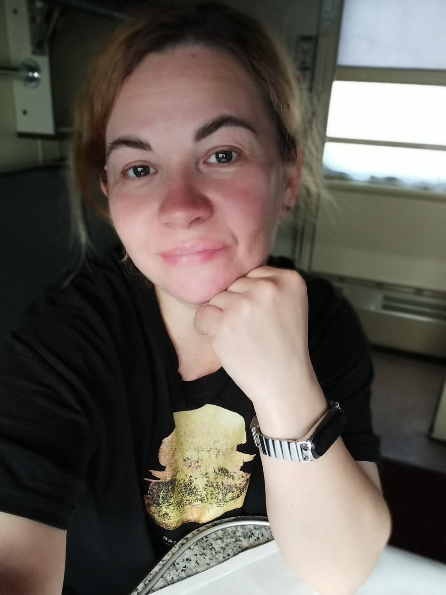 😉 Кажется у меня лицо уже загорело 