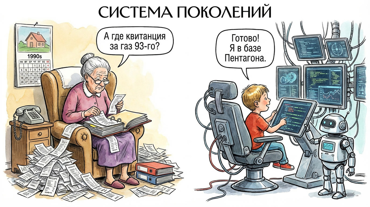 Почему твоя бабушка хранит квитанции, а племянник является IT-экспертом уже в 5 лет