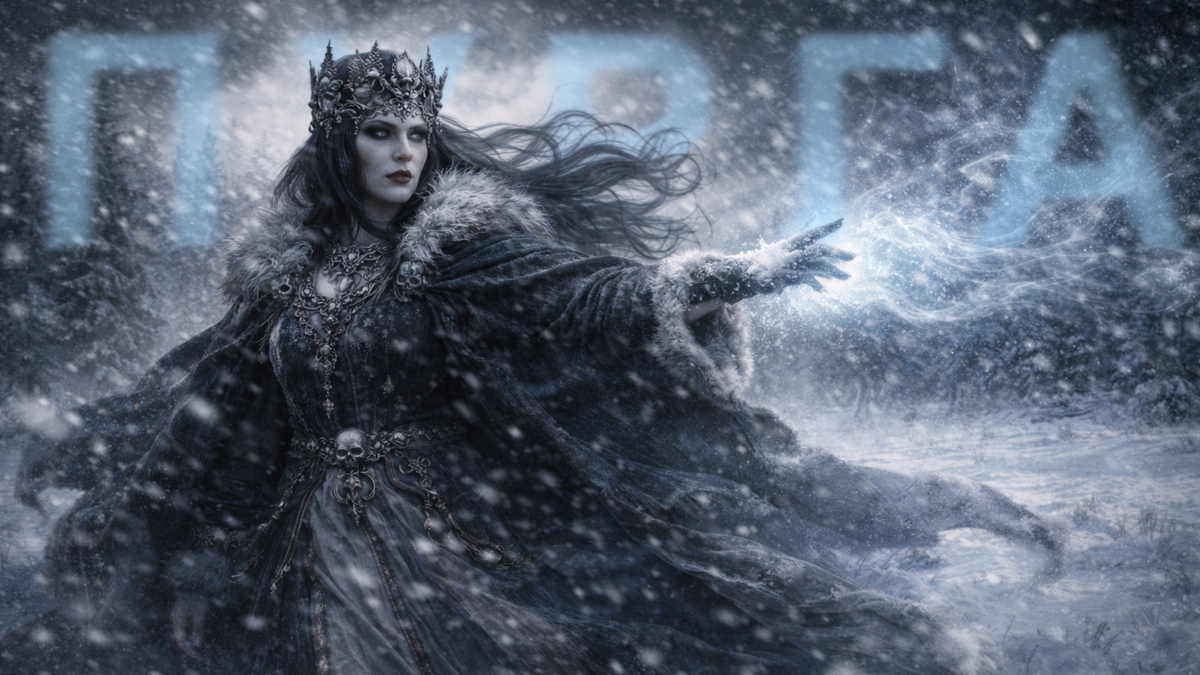 Авторская иллюстрация «Пурга»