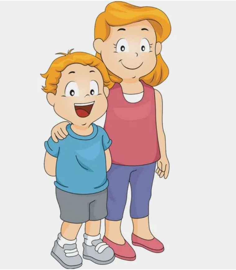 Просто двое детей, их пол на картинке к рассказу отношения не имеет. 