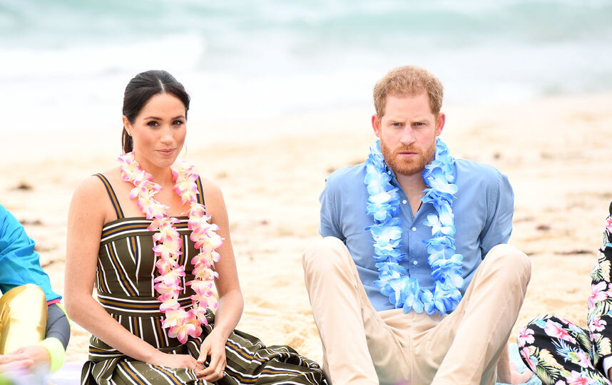Меган и Гарри в Австралии в 2018 году