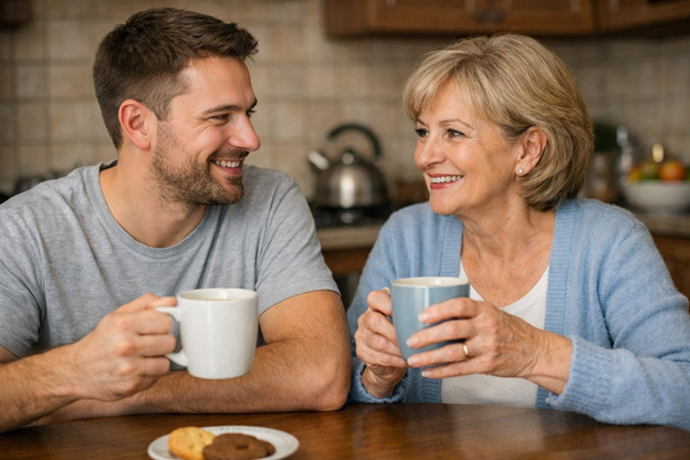 «Я и говорю по-честному. — Она взяла кружку. — Я рада, что ты был здесь. И рада, что ты нашёл, куда идти.»