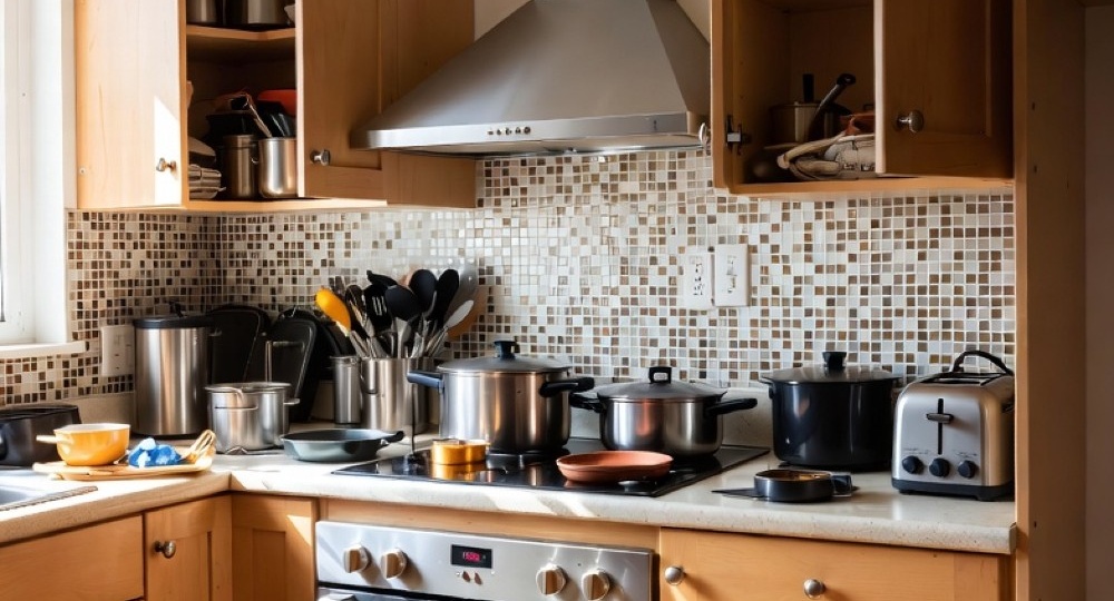 Как продумать хранение на кухне, если шкафы уже забиты