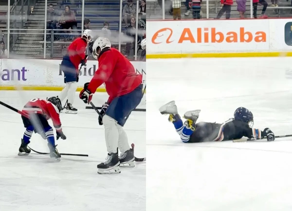     В Вашингтоне о сыновьях Овечкина, повторивших культовые празднования отца: получилось уверенно