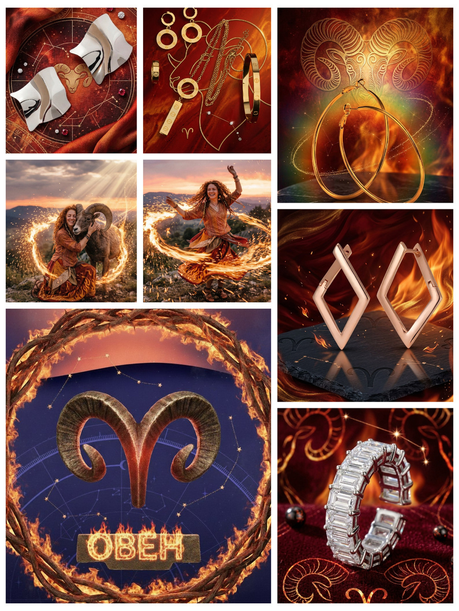 Какие украшения подходят Овну