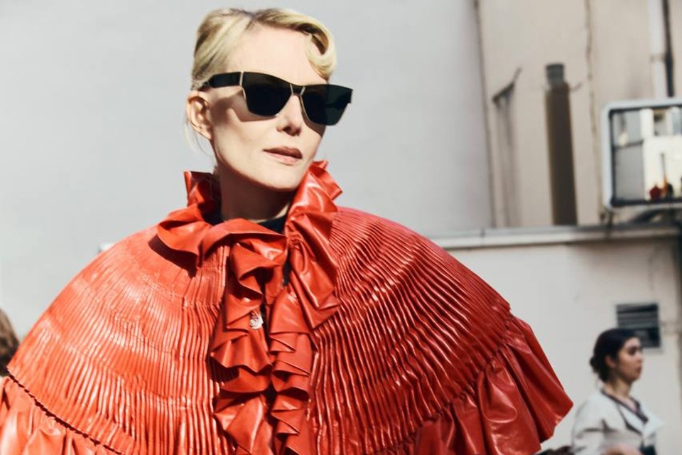    На фото с показа Жана-Поля Готье, которое Рената выложила в своем Telegram-канале, она выглядит идеально. Фото: соцсети.