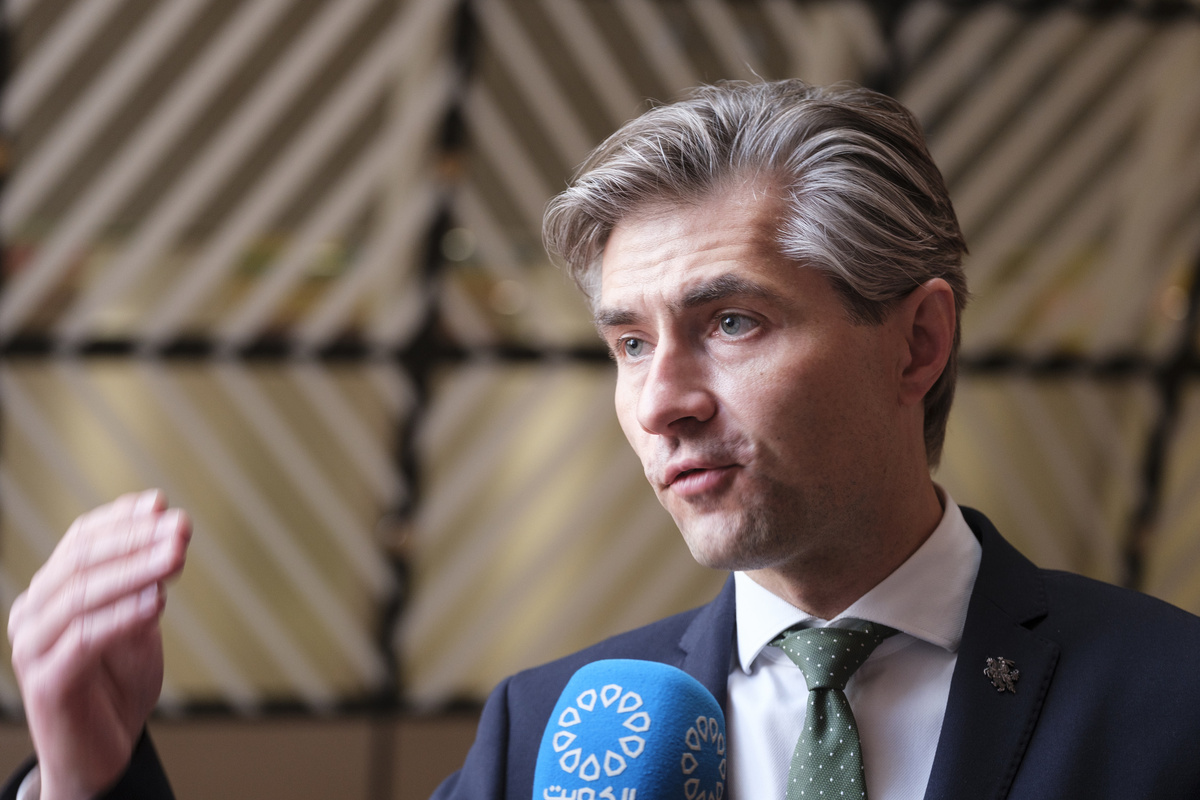     Министр иностранных дел Литвы Кястутис Будрис / Gettyimages.ru / Thierry Monasse