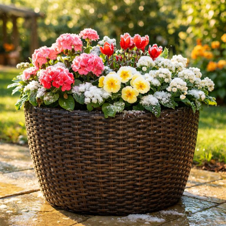    Искусственный ротанг устойчив к любым погодным условиям Loza