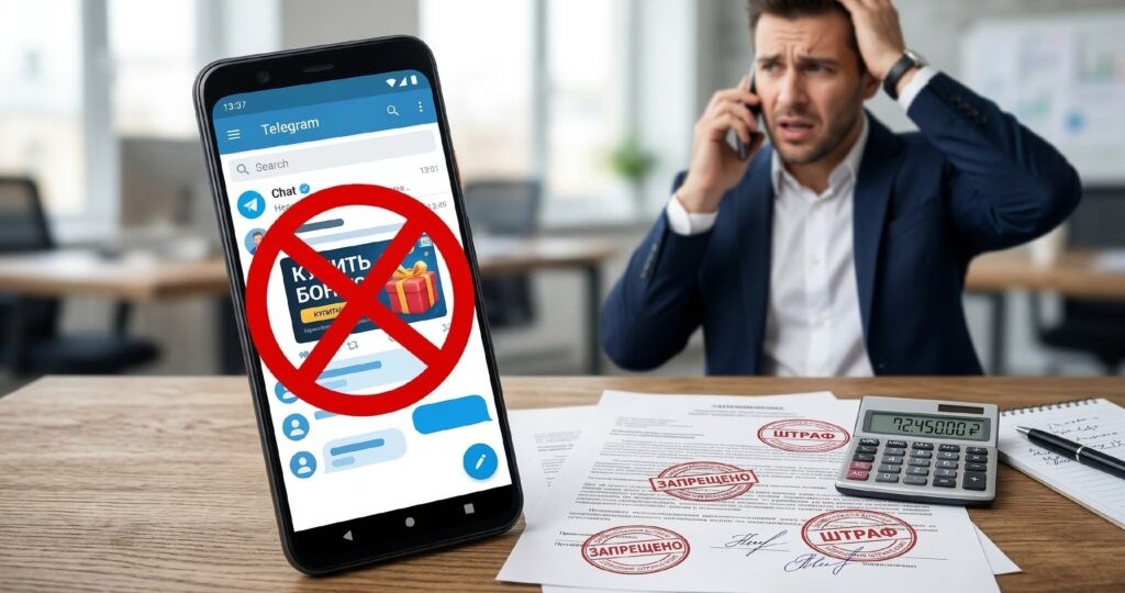 Запрет рекламы в Телеграм 2026: разъяснения ФАС и штрафы для бизнеса
