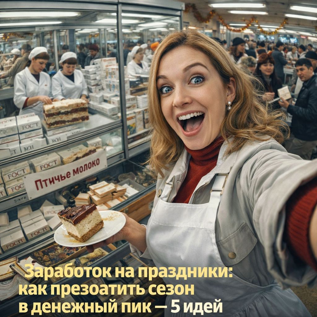    5 идей для максимального заработка в праздники. admin