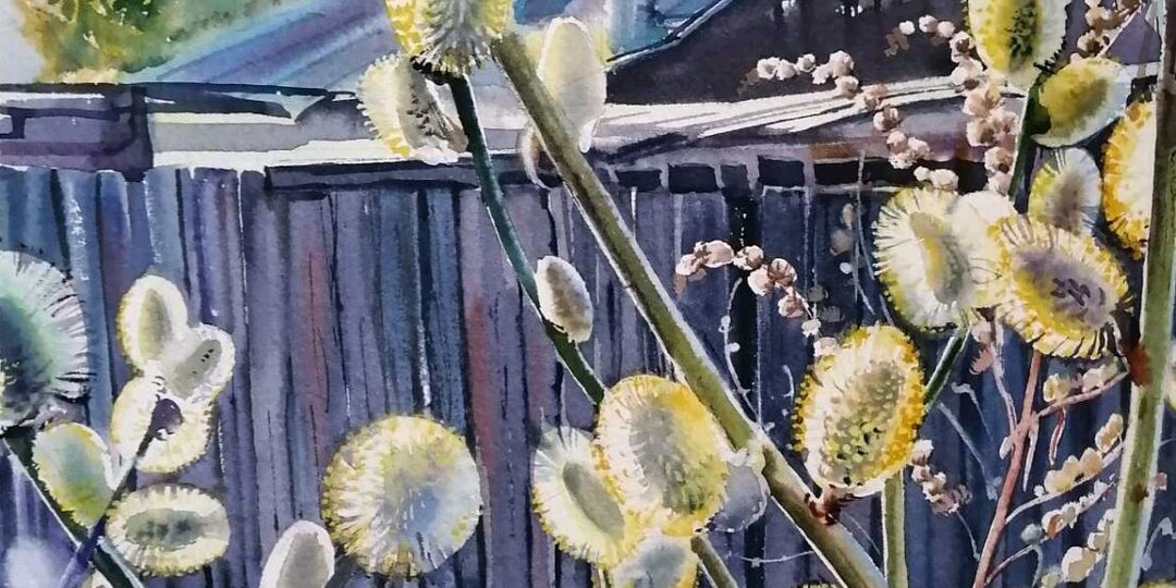 Прекрасная акварельная весна в живописи художницы Марины Журавской.