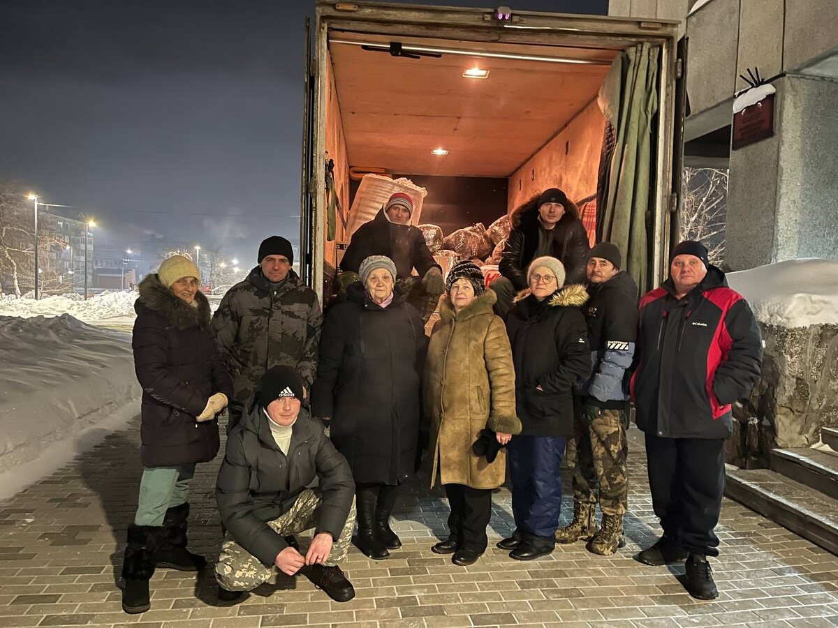 Отправка очередного гуманитарного груза