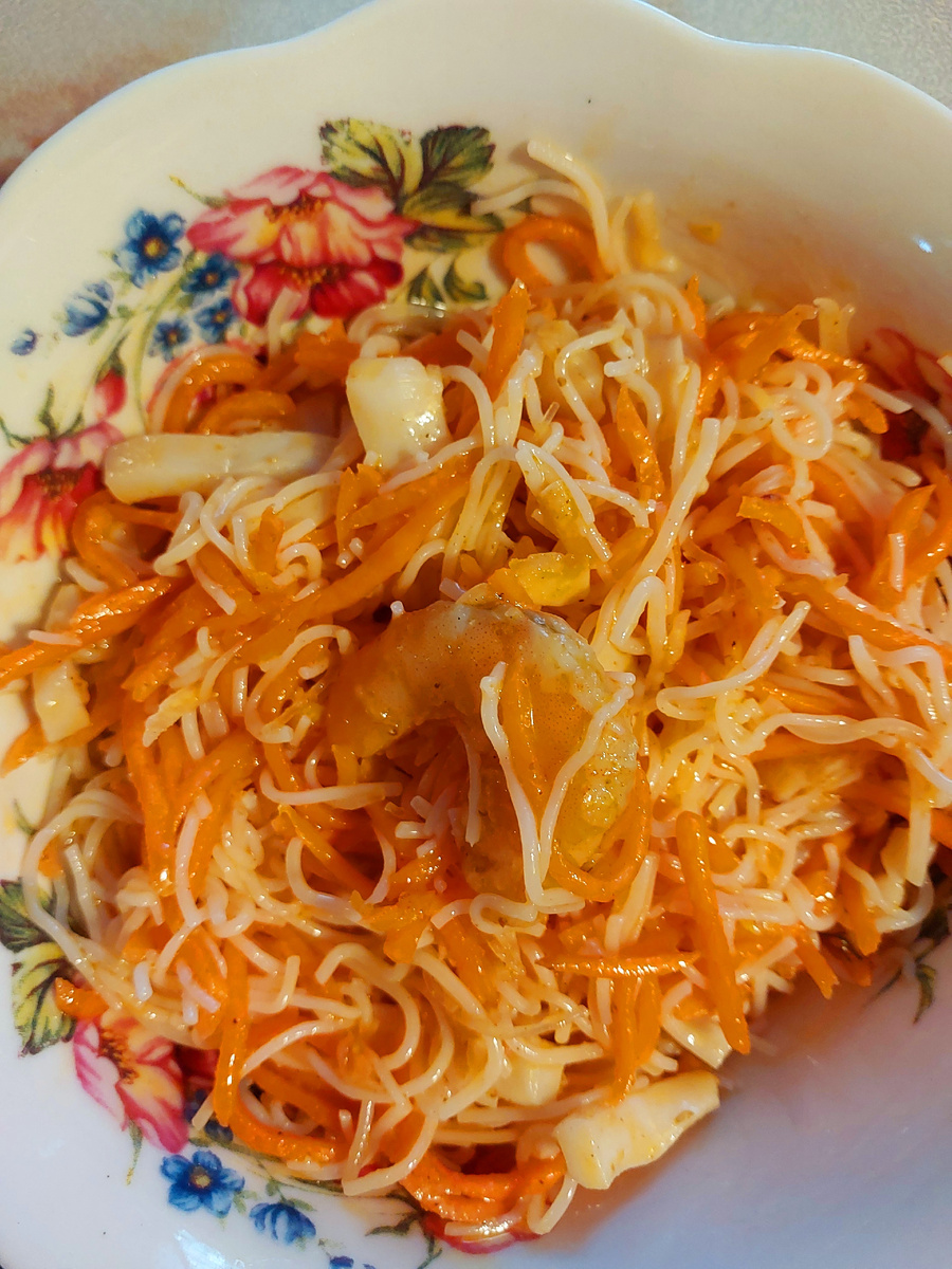 Не успела сфотографировать салат 😂