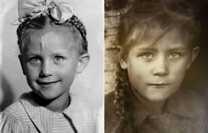 Елена Образцова в детстве
