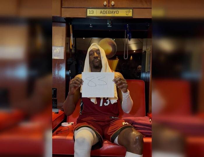 Бэм Адебайо. Обложка © X / Miami HEAT