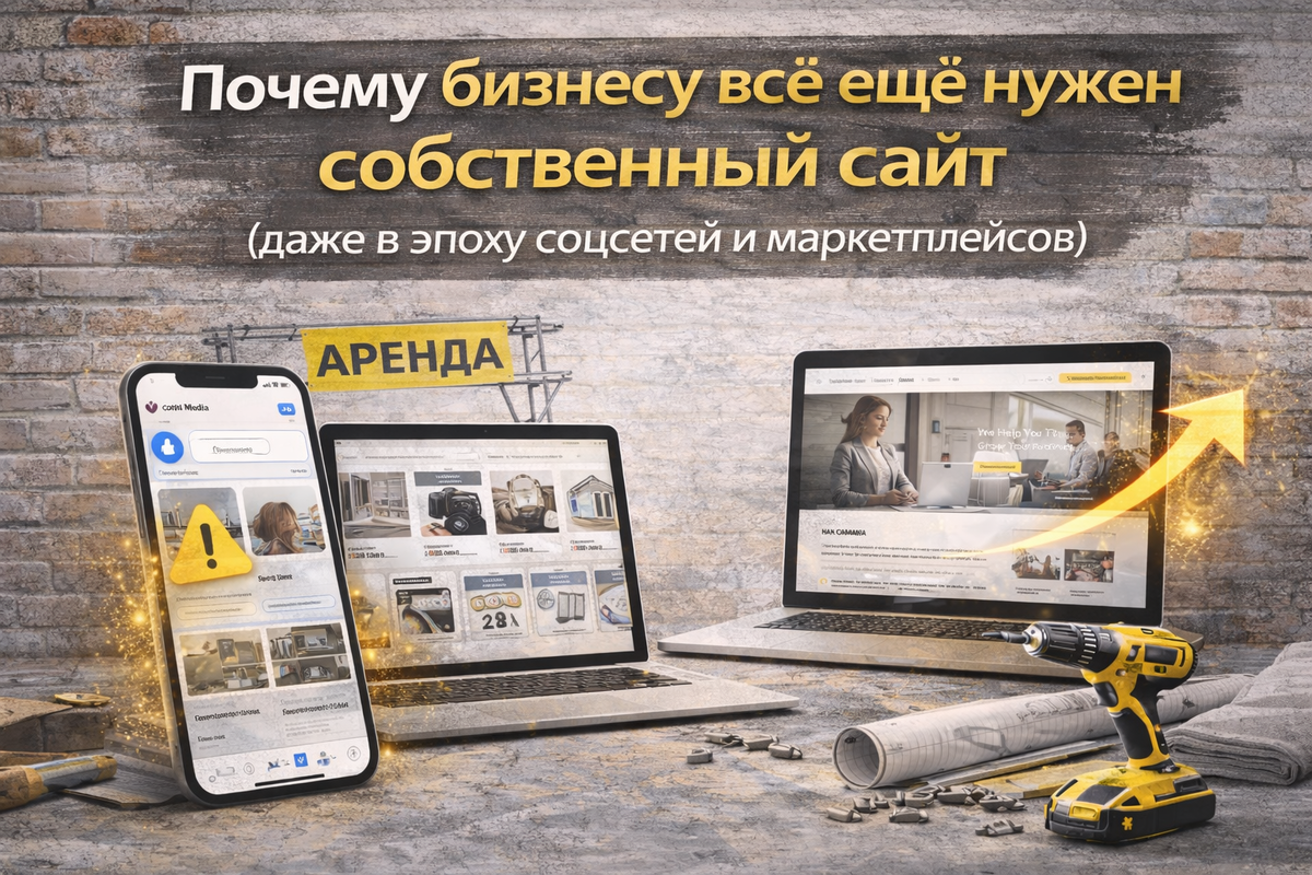 Почему бизнесу всё ещё нужен собственный сайт 