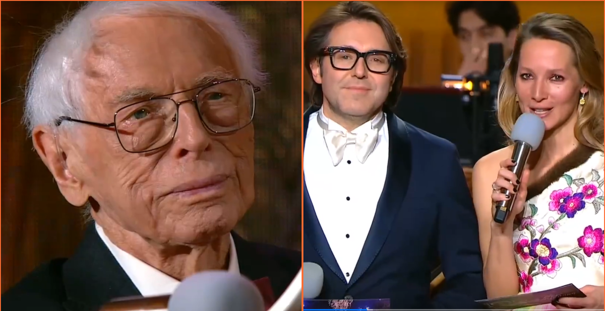 Не так я себе представляла концерт к 100-летию гения. Фото: скриншот концерта "Век Зацепина" (10.03.2026, Россия-1)